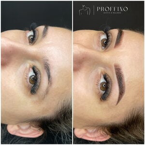 Semi permanent brows